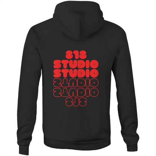 818 Red Bubbly Hoodie